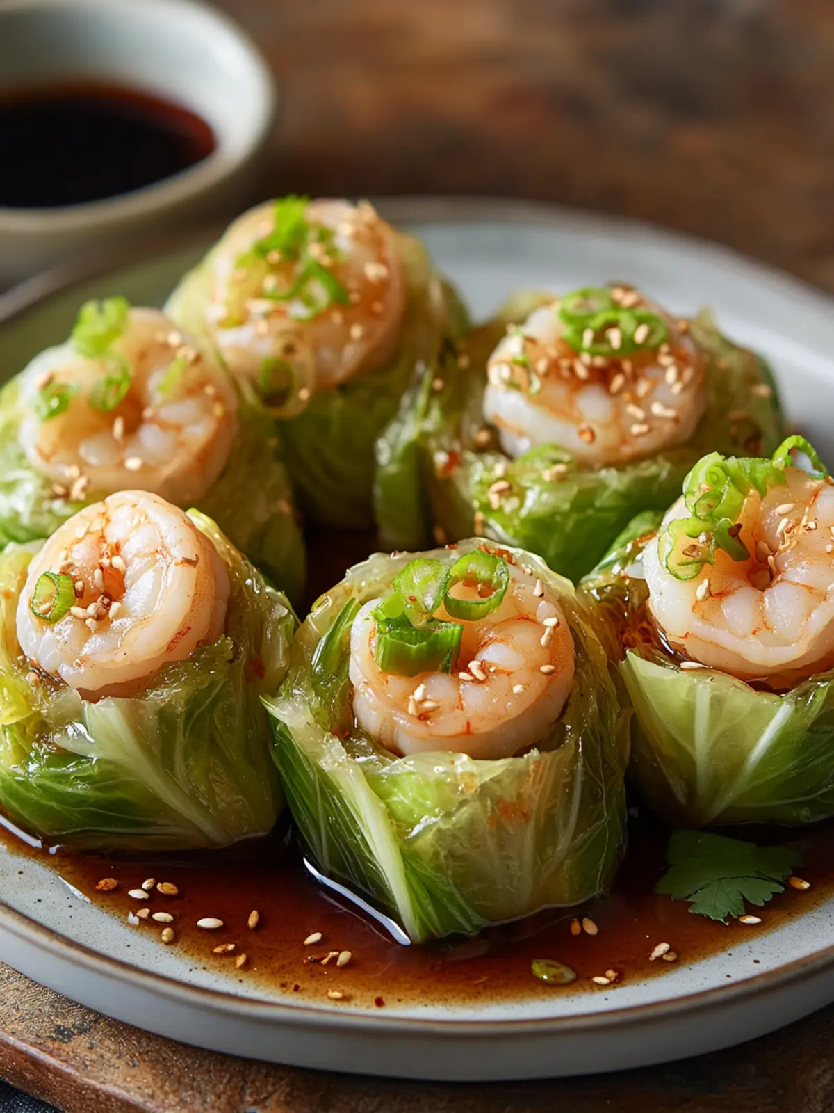 Delicious Shrimp & Ginger Stuffed Cabbage Rolls to Savor 3 Shrimp & Ginger Stuffed Cabbage Rolls