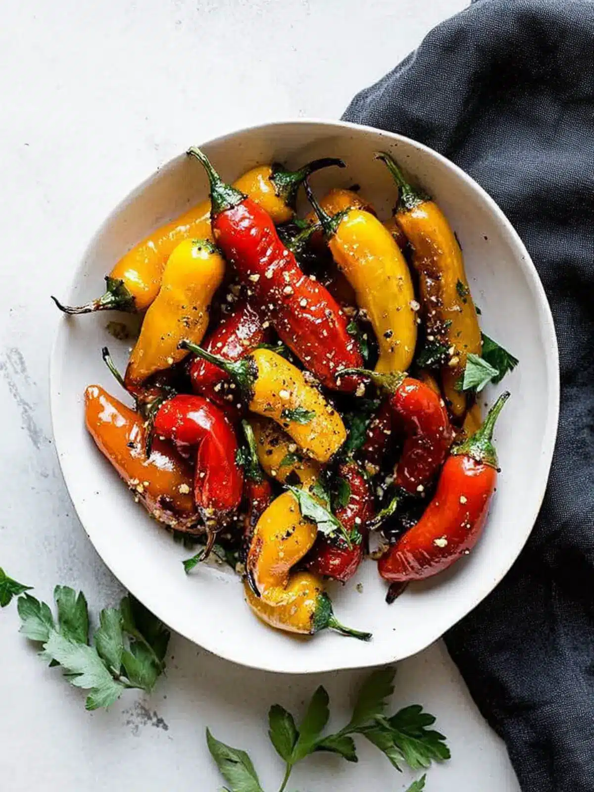 Savor the Flavor: Easy Roasted Mini Peppers Recipe 3 Roasted Mini Peppers