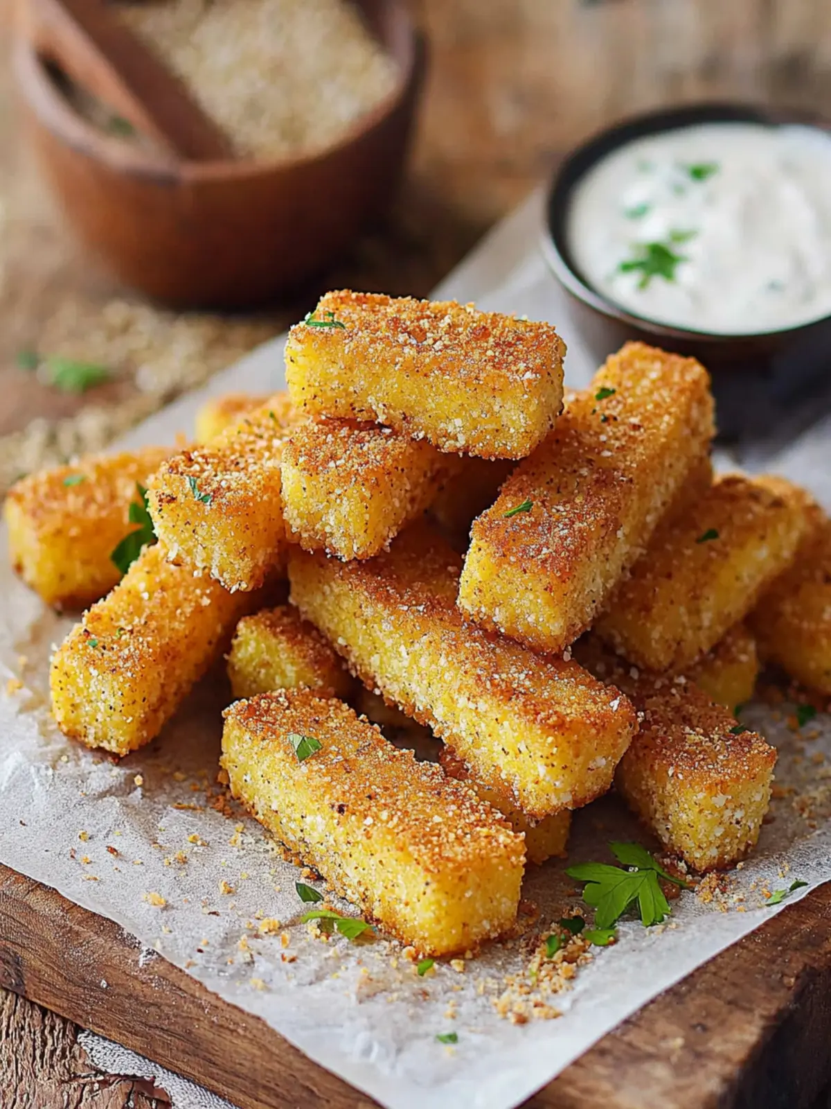 Crispy Polenta Fries: Irresistibly Better Than Fast Food 3 Polenta Fries