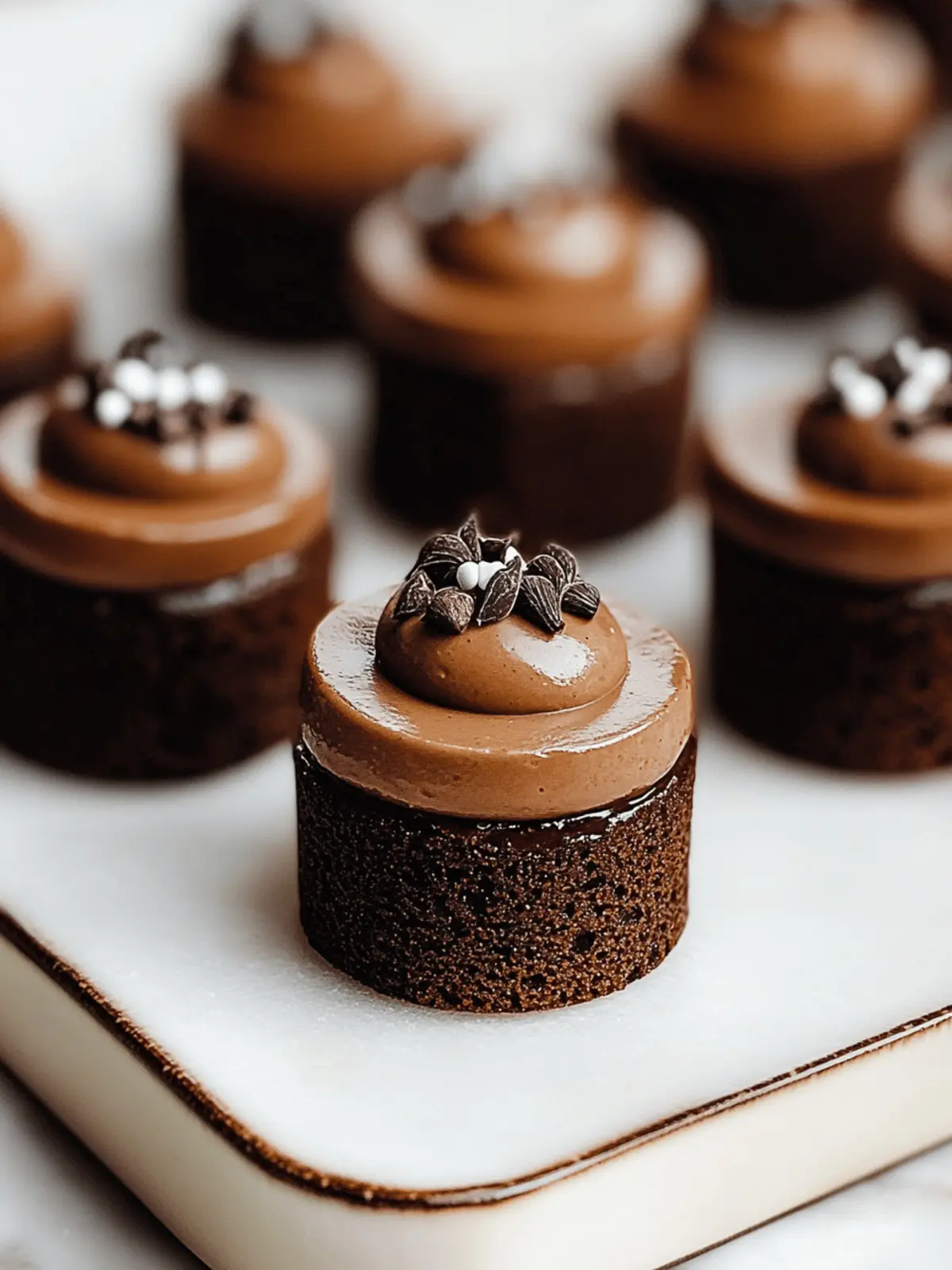 Decadent Brownie Petit Fours to Impress Your Guests 2 Brownie Petit Fours