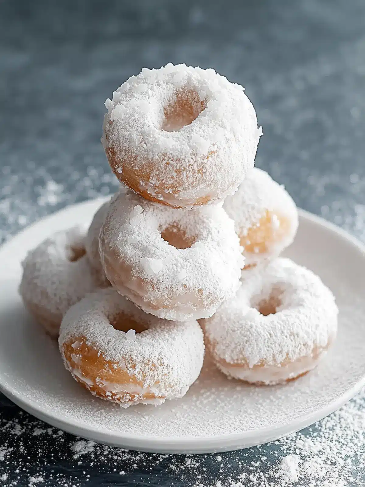 Irresistibly Soft Snowball Donuts Ready in Just 8 Minutes! 2 Snowball Donuts