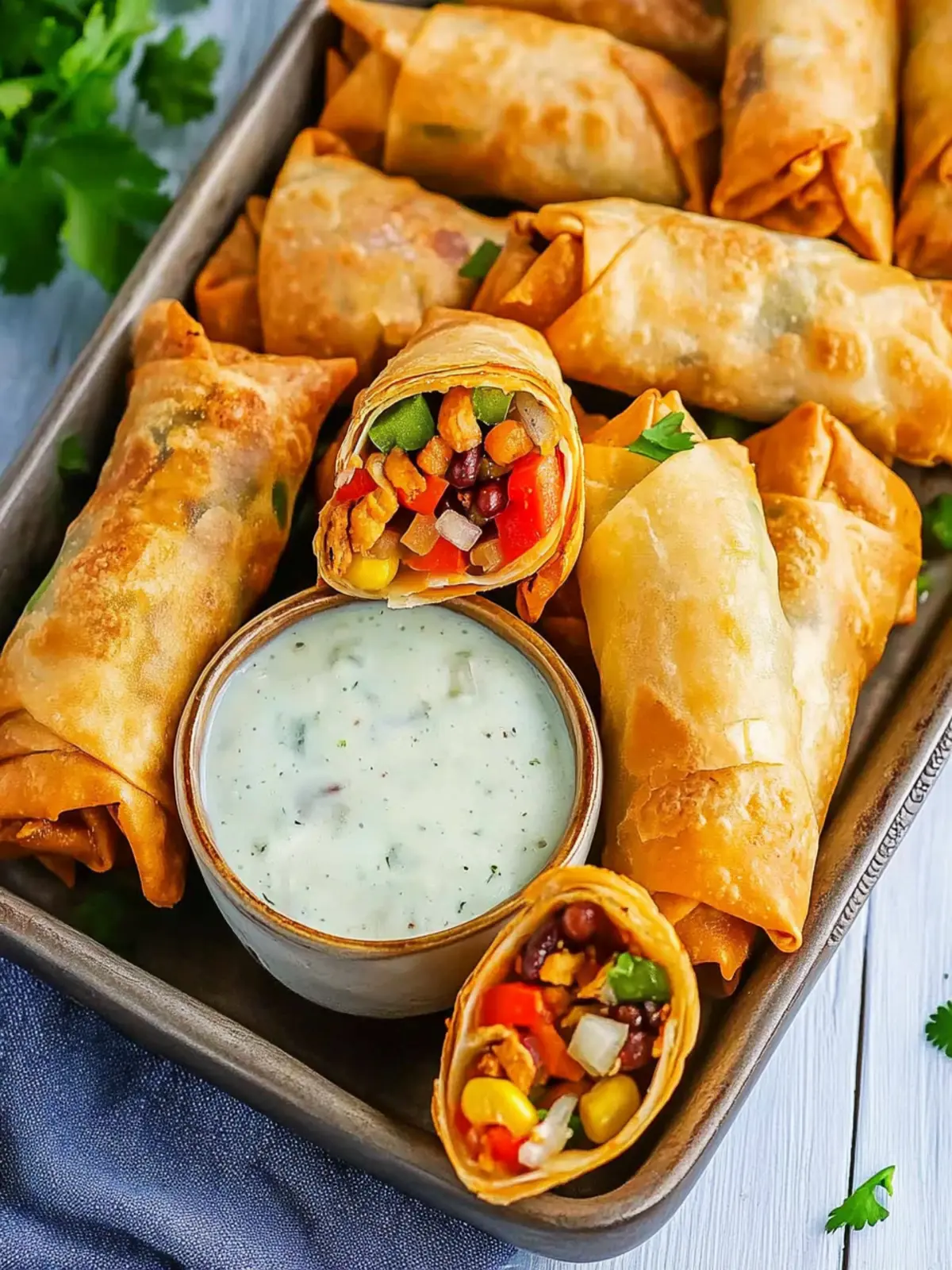 Crispy Southwest Egg Rolls Packed with Flavor and Fun 3 Southwest Egg Rolls
