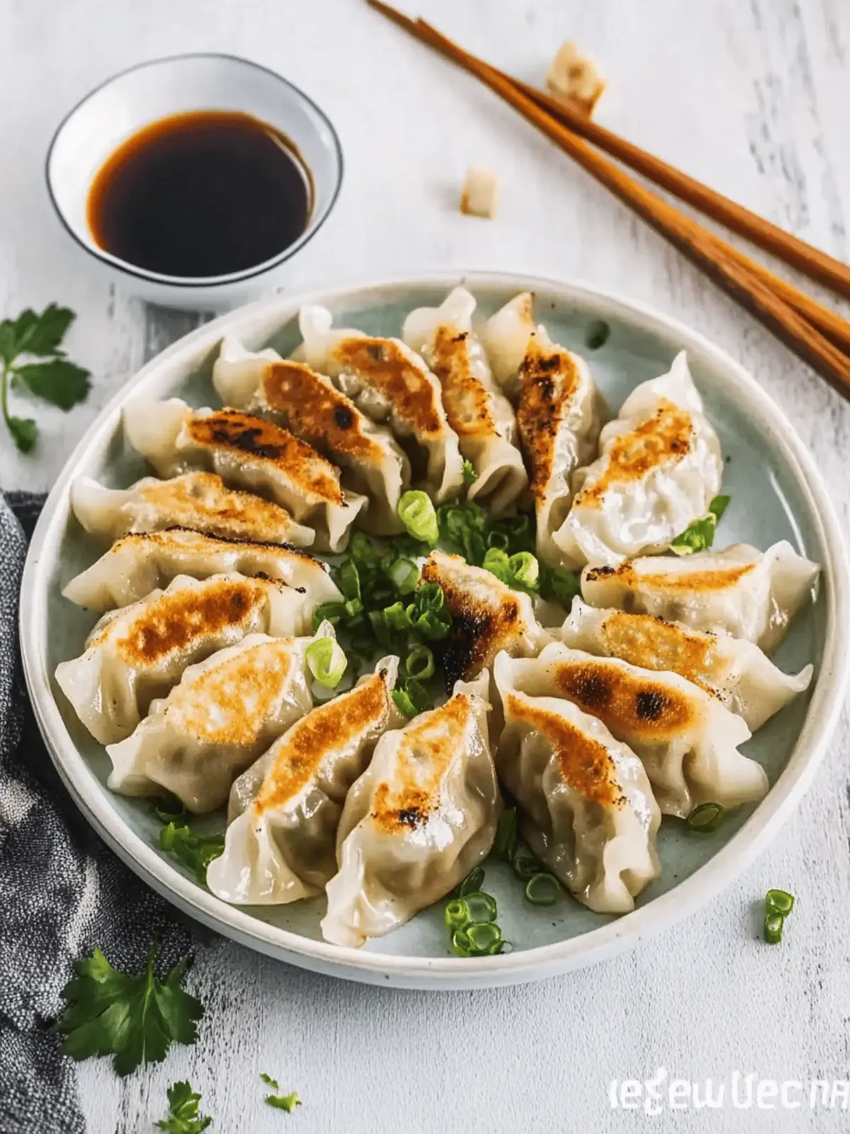 Homemade Gyoza Dumplings: Crispy, Flavorful, and Fun to Make 3 Gyoza Dumplings