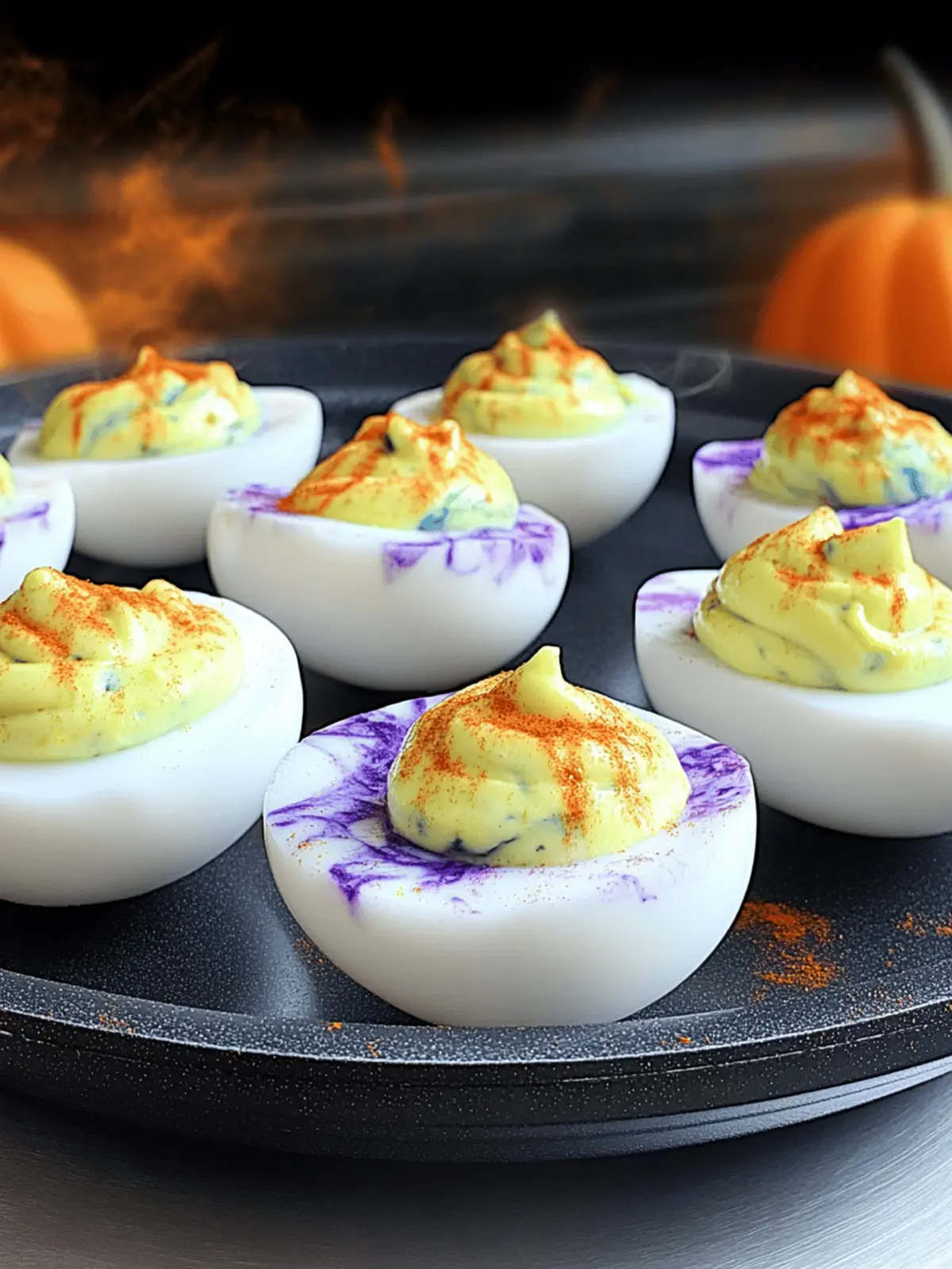 Halloween Deviled Eggs: Creepy Treats for a Spooktacular Party 2 Halloween Deviled Eggs