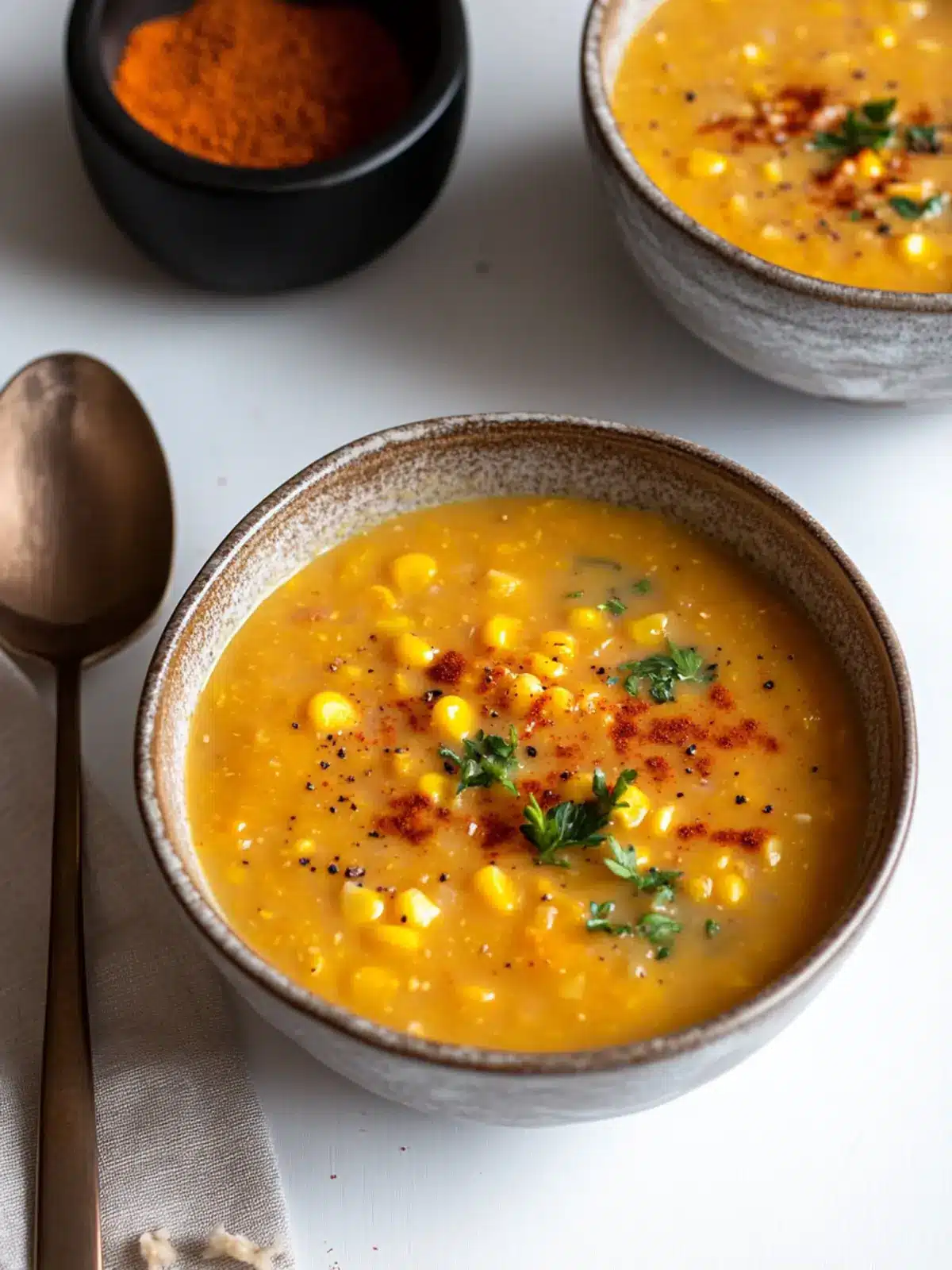 Creamy Vegan Sweet Potato Corn Chowder to Warm Your Soul 4 Vegan Sweet Potato Corn Chowder