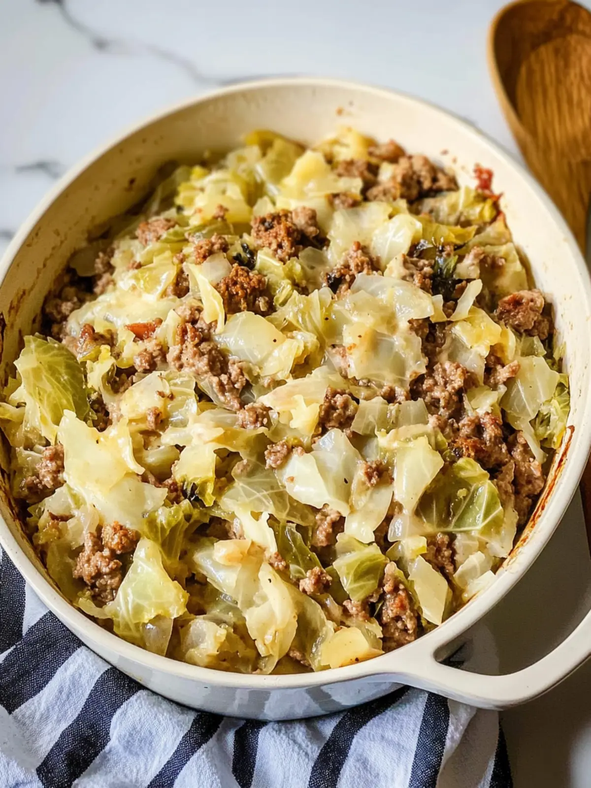 Creamed Cabbage and Ground Beef Casserole Your Family Will Love 2 Creamed Cabbage And Ground Beef Casserole