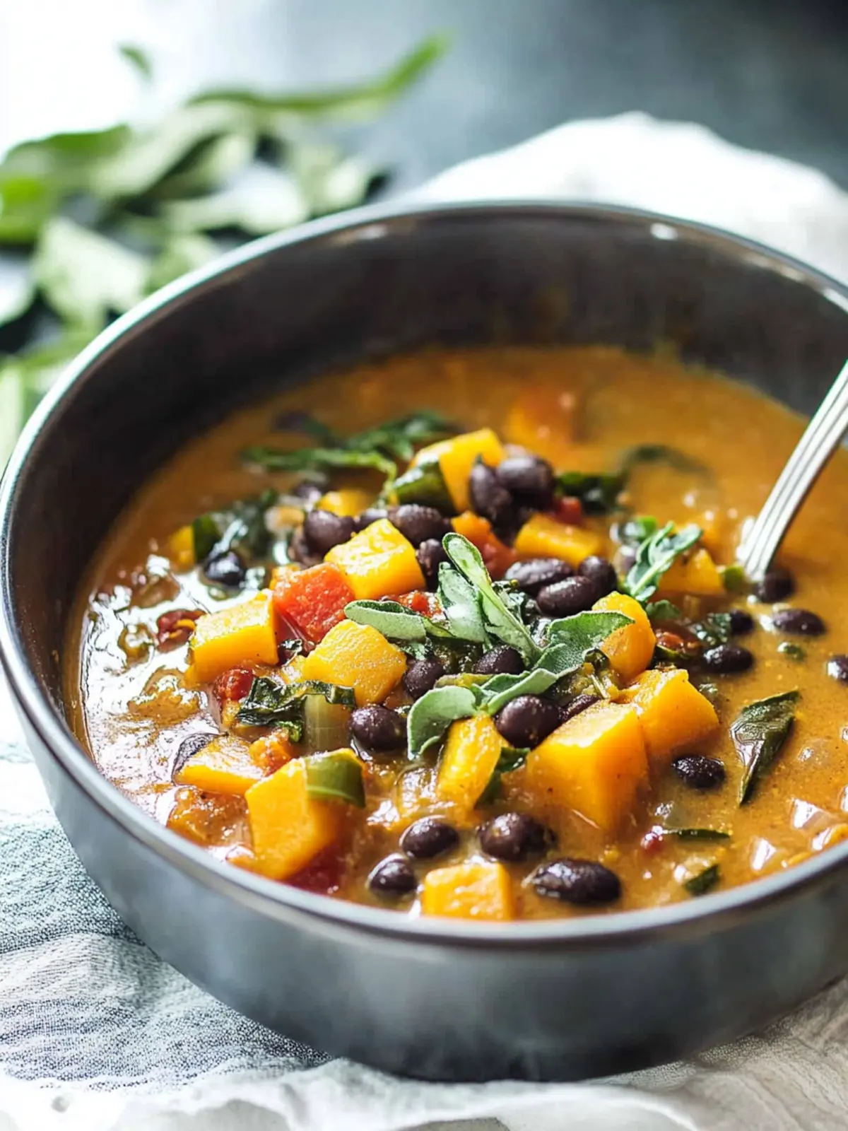 Delicious Black Bean Butternut Squash Stew for Cozy Nights 2 Black Bean Butternut Squash Stew