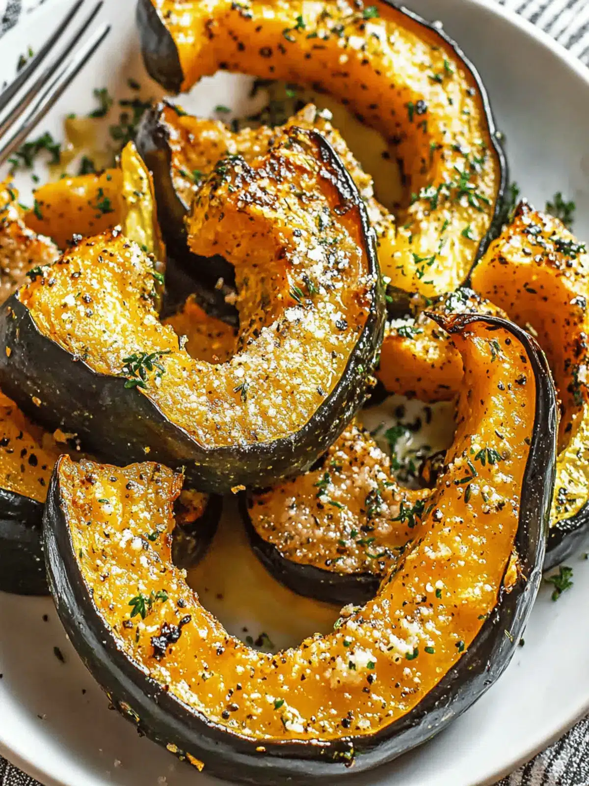 Irresistibly Delicious Parmesan Herb Roasted Acorn Squash 2 Parmesan Herb Roasted Acorn Squash