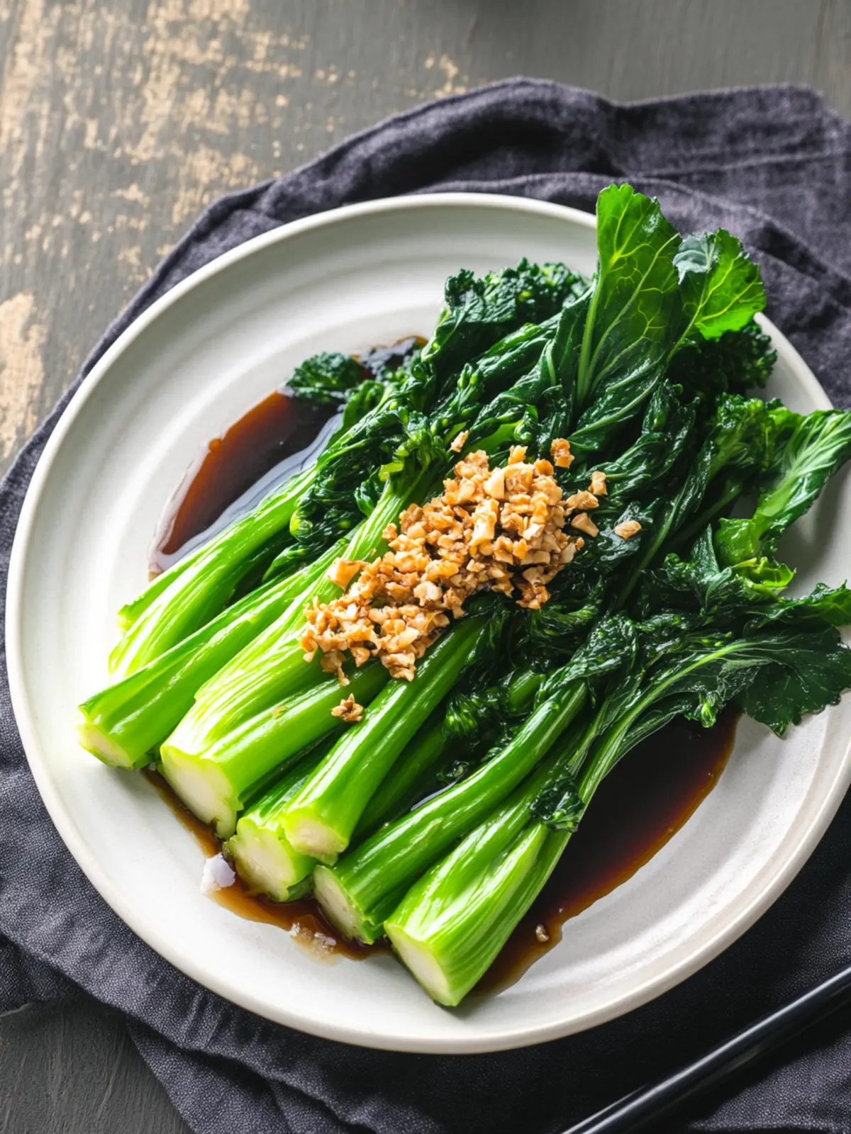 Delicious Chinese Broccoli with Oyster Sauce in 15 Minutes 2 Chinese Broccoli with Oyster Sauce
