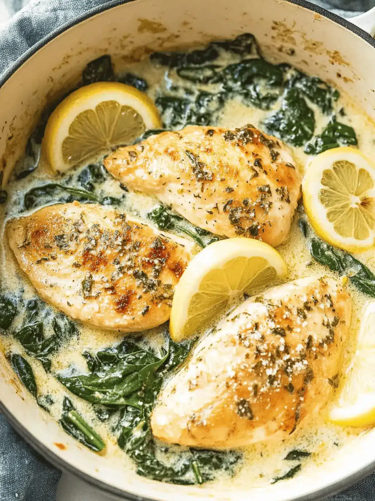 Lemon Spinach Parmesan Chicken That'll Elevate Your Dinner 4 Lemon Spinach Parmesan Chicken