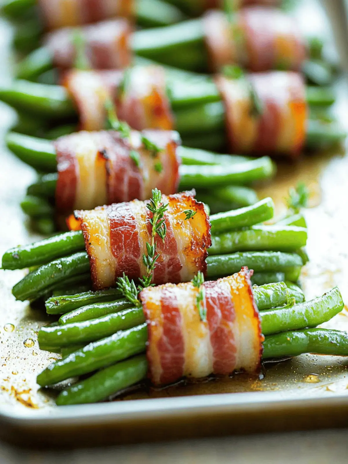 Bacon Green Bean Bundles: Crispy, Savory Bliss Awaits 2 Bacon Green Bean Bundles