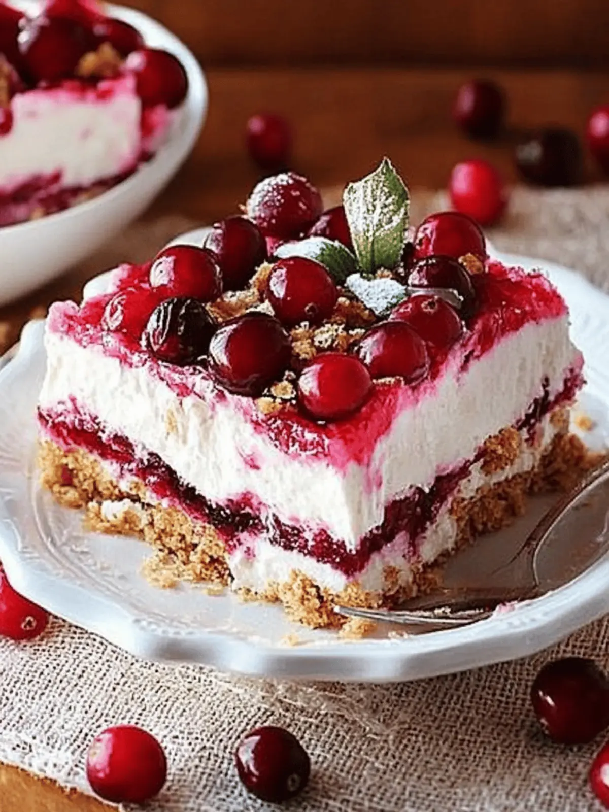 Delicious No-Bake Cranberry Yum Yum for Effortless Indulgence 3 No-Bake Cranberry Yum Yum