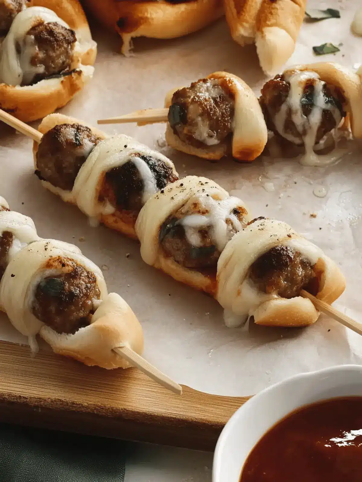 Savory Meatball Sub Skewers for a Fun Family Dinner 4 Meatball Sub Skewers