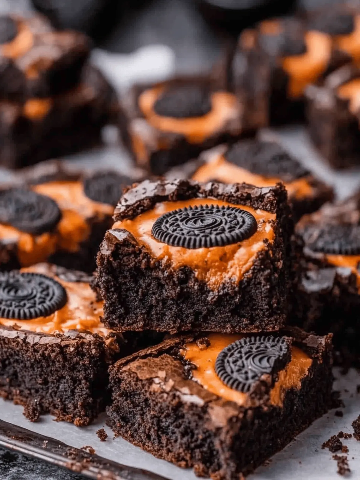 Halloween Oreo Brownies that Will Enchant Your Guests 3 Halloween Oreo Brownies