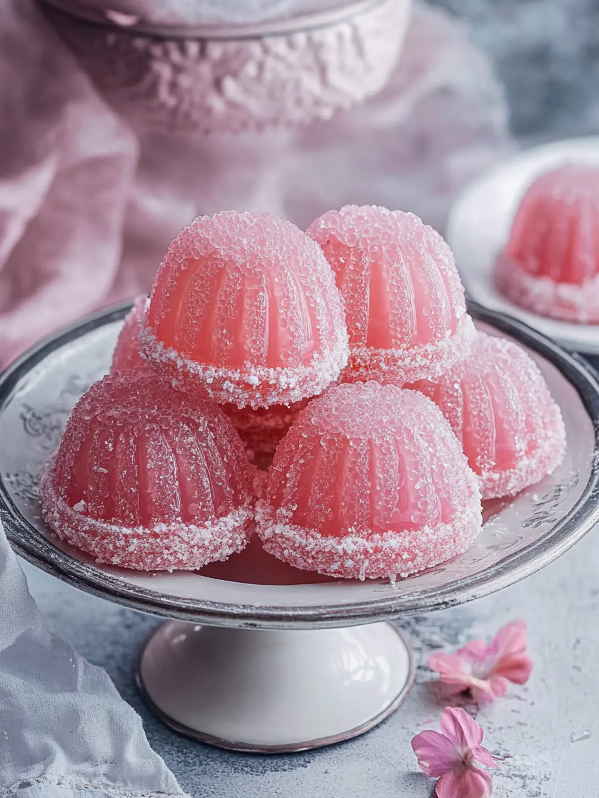 Delightful Old-Fashioned Pink Jelly Cakes for Sweet Nostalgia 3 Old-Fashioned Pink Jelly Cakes