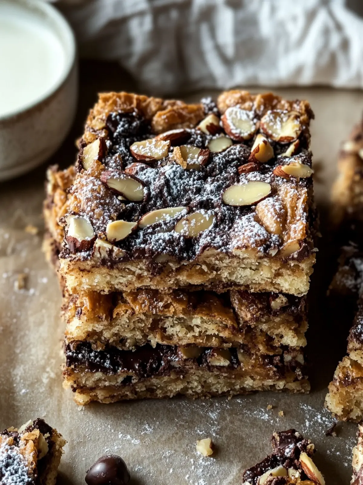 Decadent Chocolate Almond Croissant Bars You Can t Resist 3 Chocolate Almond Croissant Bars
