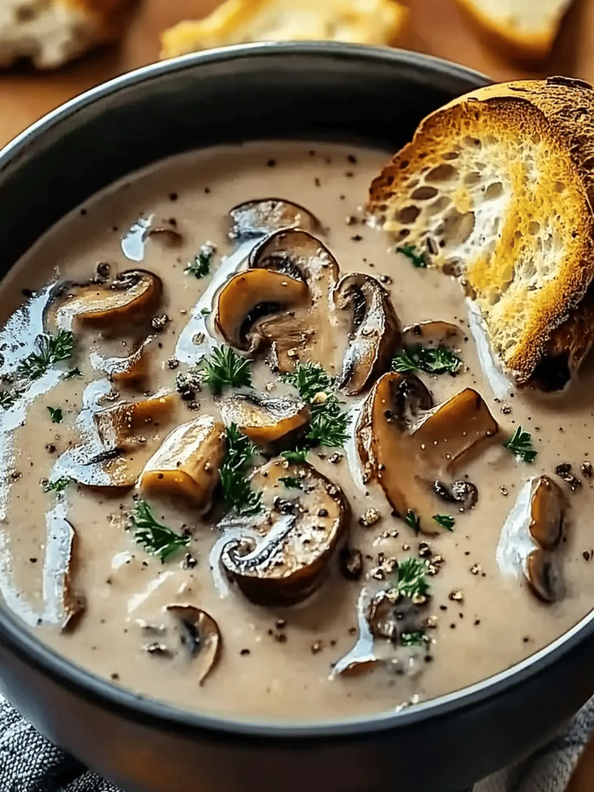 Heavenly Creamy Mushroom Soup for Cozy Nights In 2 Creamy Mushroom Soup