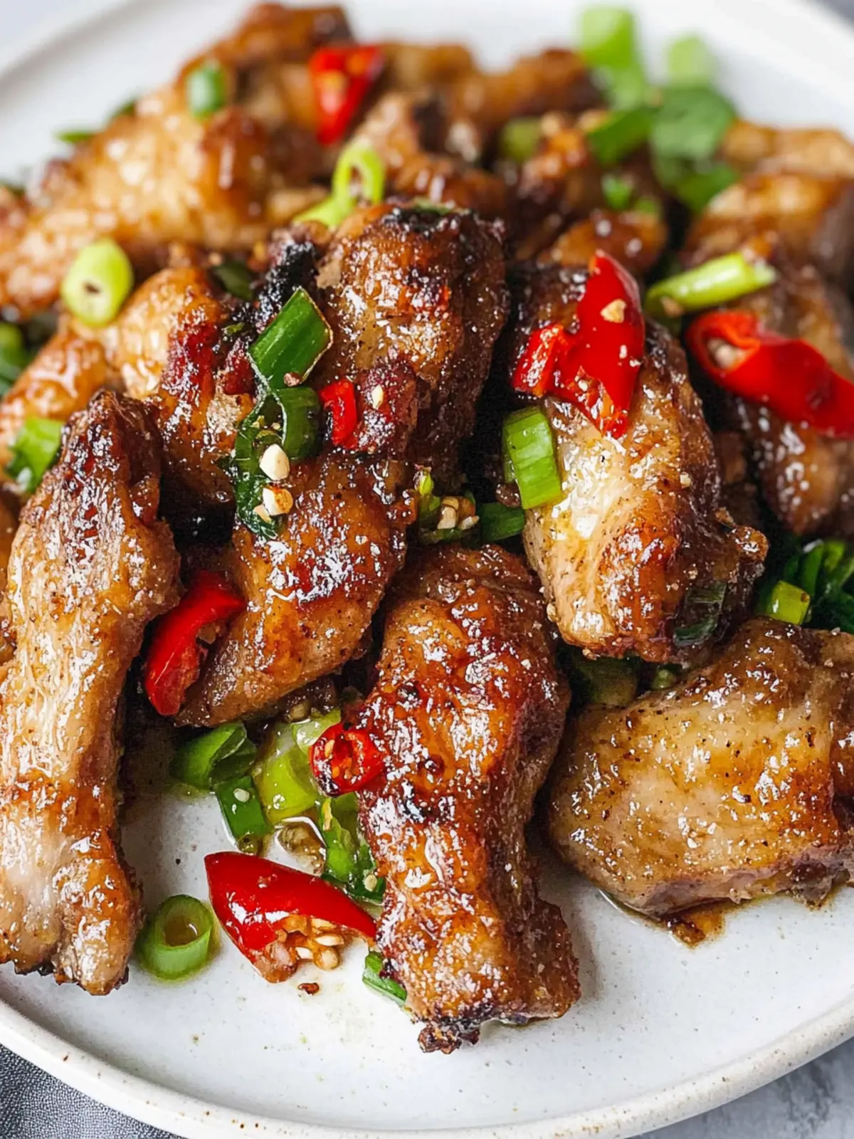 Irresistibly Crunchy Chinese Salt and Pepper Pork Recipe 4 Chinese Salt and Pepper Pork