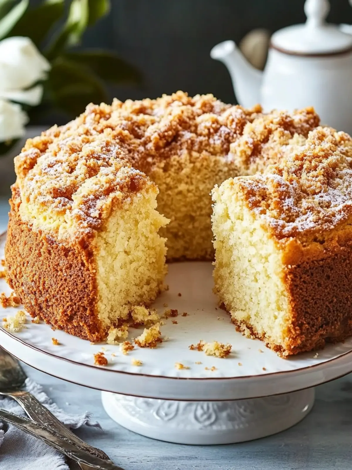 Sour Cream Coffee Cake with Almond Streusel You'll Love 2 Sour Cream Coffee Cake